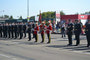 The Regimental Guidon Party taking their place on parade